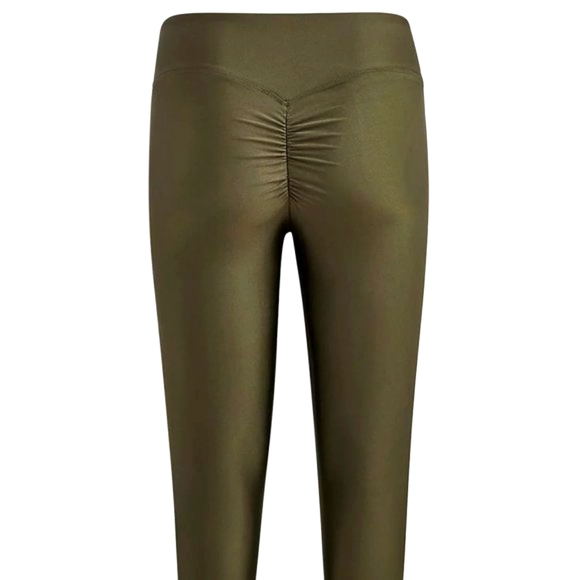 ❤️NWT VINTAGE TORRID LEGGING - FULL LENGTH - RUCHED BACK LIQUID - PLUS SIZE - Picture 3 of 12